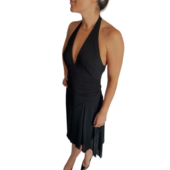 Jovani Halter Dress Black - Picture 5 of 5